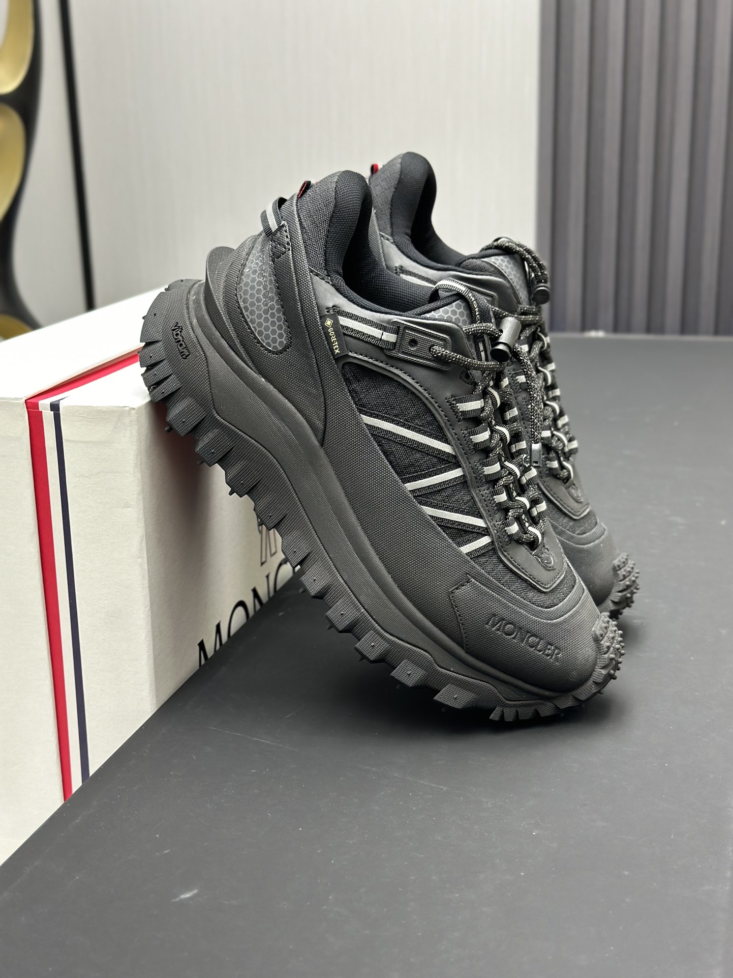 Moncler Trailgrip GTX Trail Shoes Black