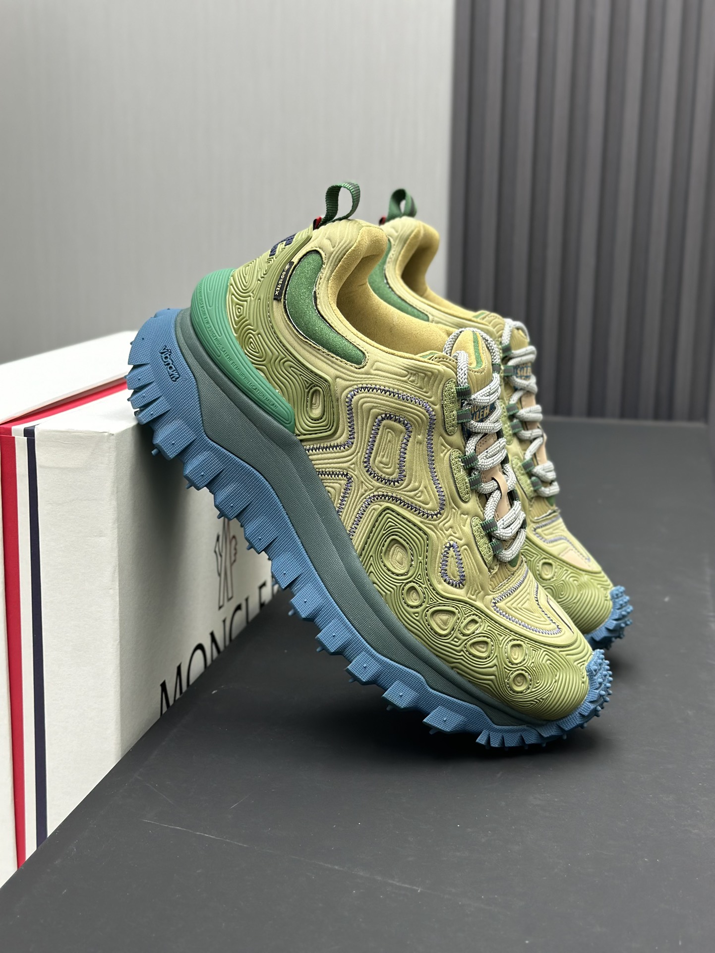 Moncler Trailgrip GTX Hiking Shoes Green