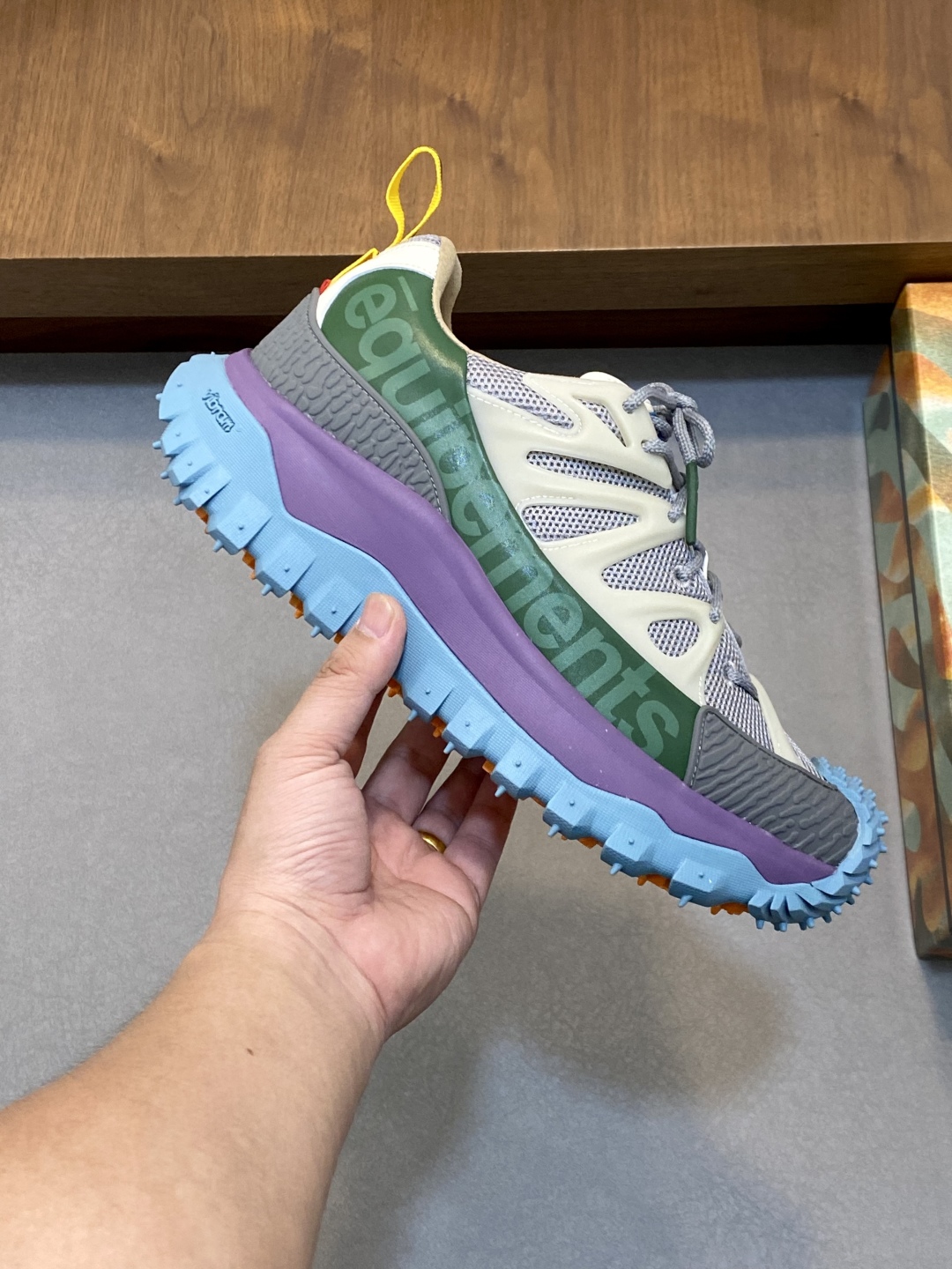 Moncler Trailgrip Amoeba Sneakers Multicolor