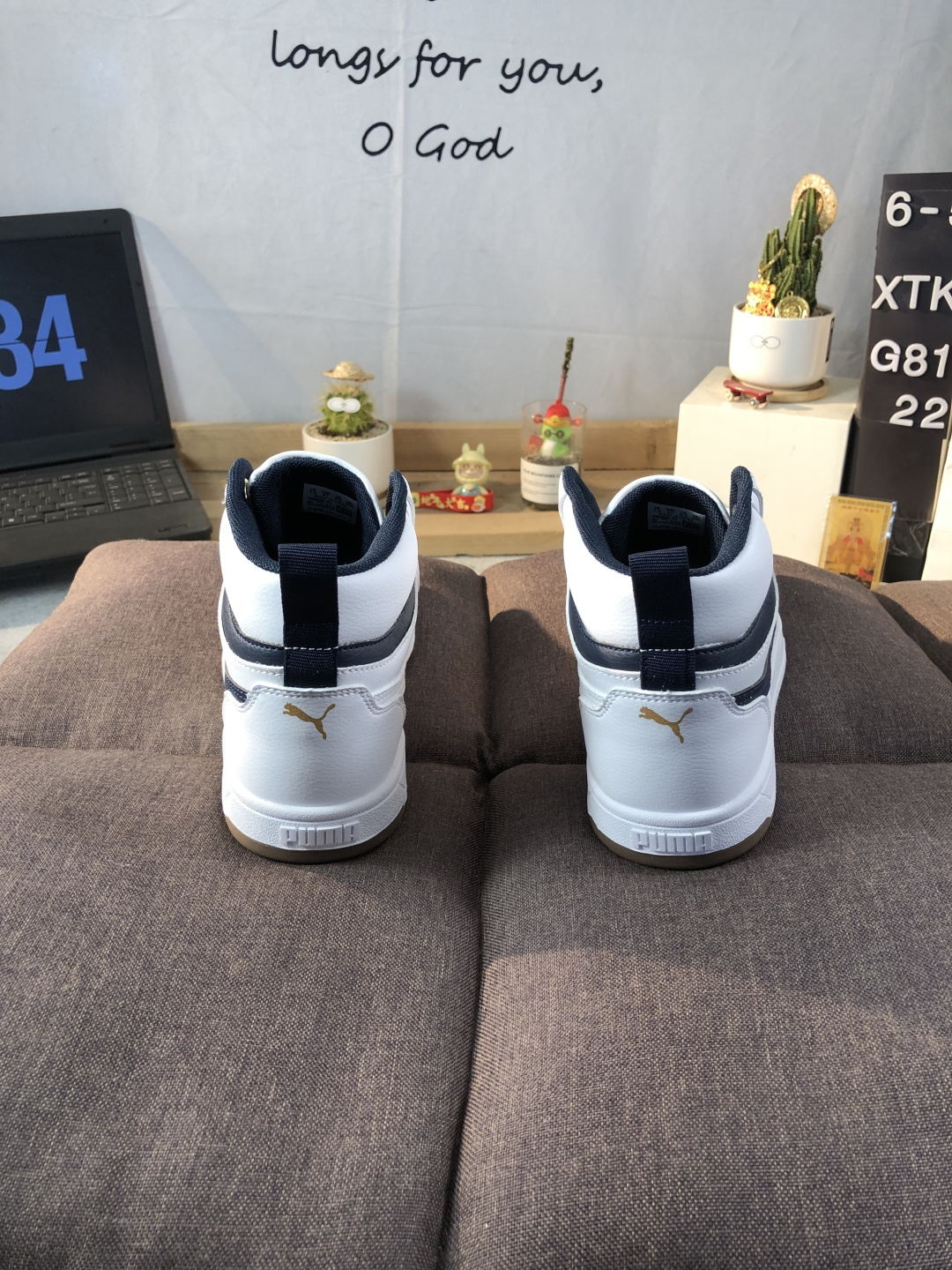 Puma Ralph Sampson Mid Sneakers White/Navy