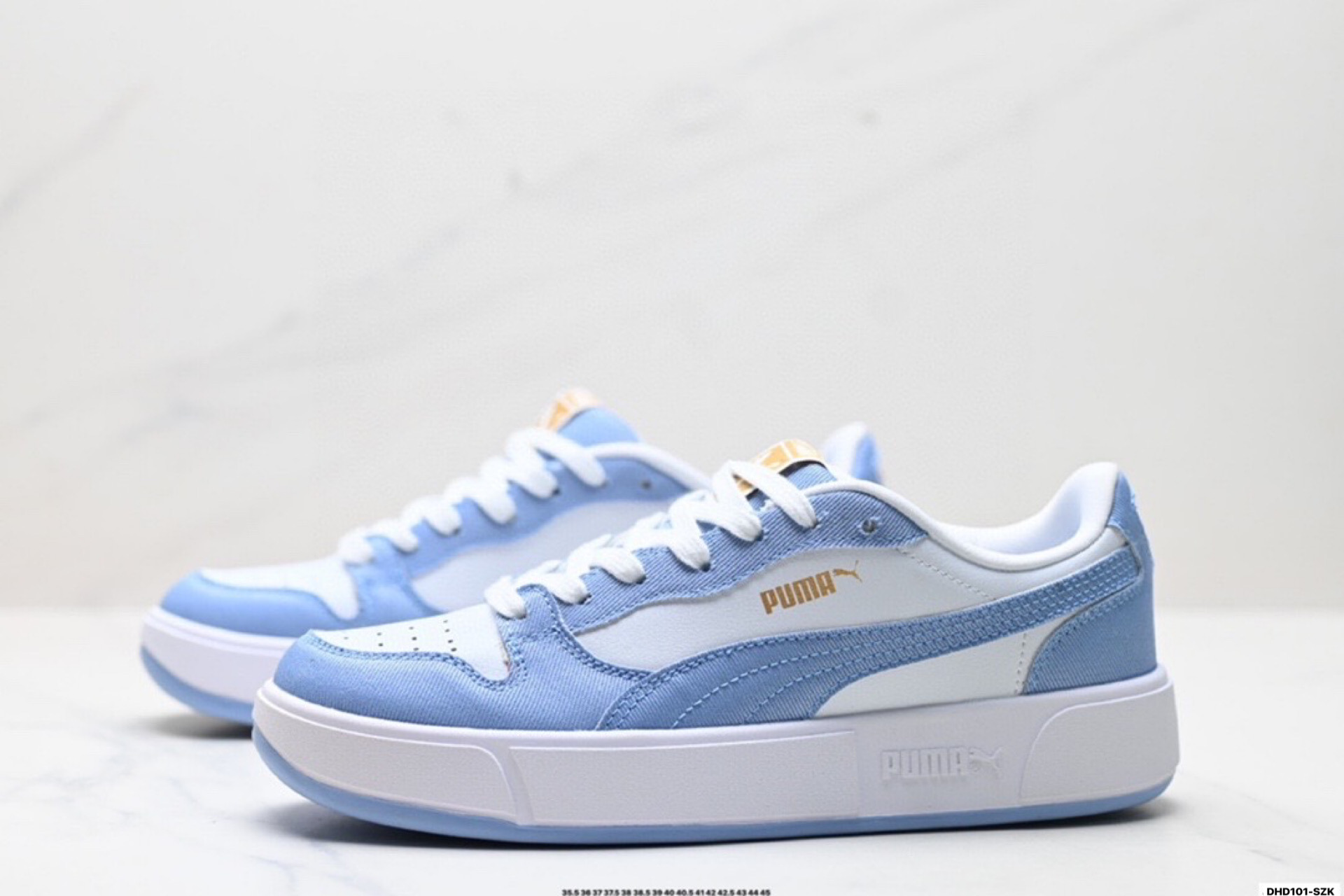 Puma LX Court Low Denim Sneakers Blue/White