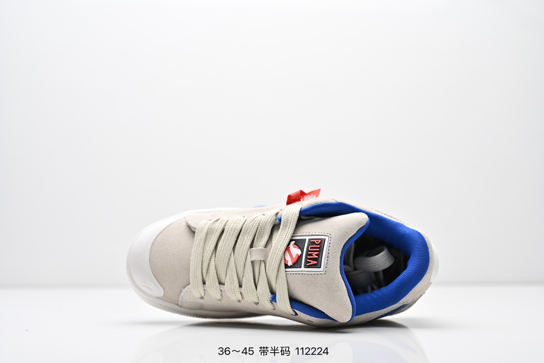 Puma Suede XL Skate Shoes Grey/Blue