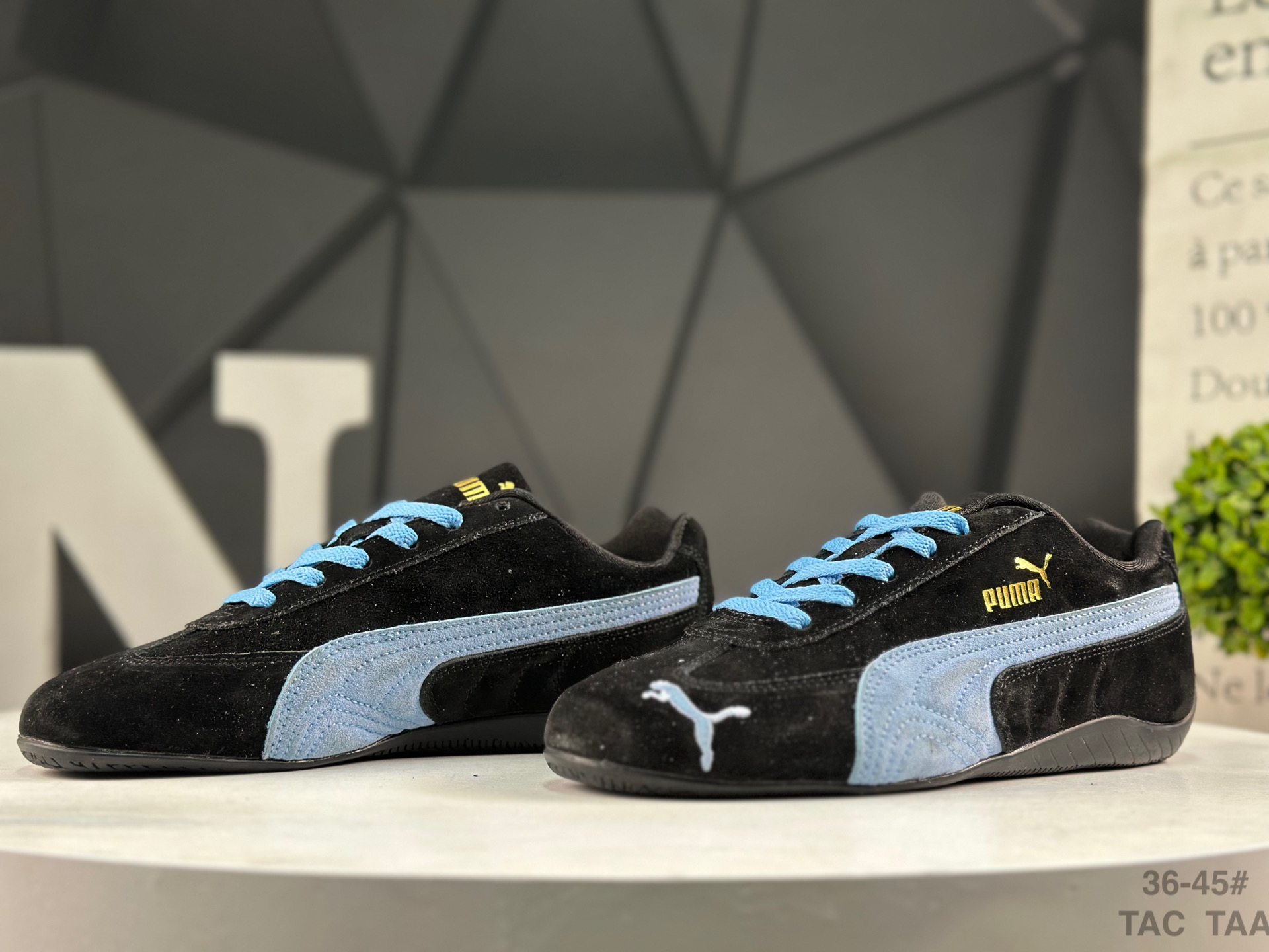 Puma Speed OG Suede Sneakers Black/Blue