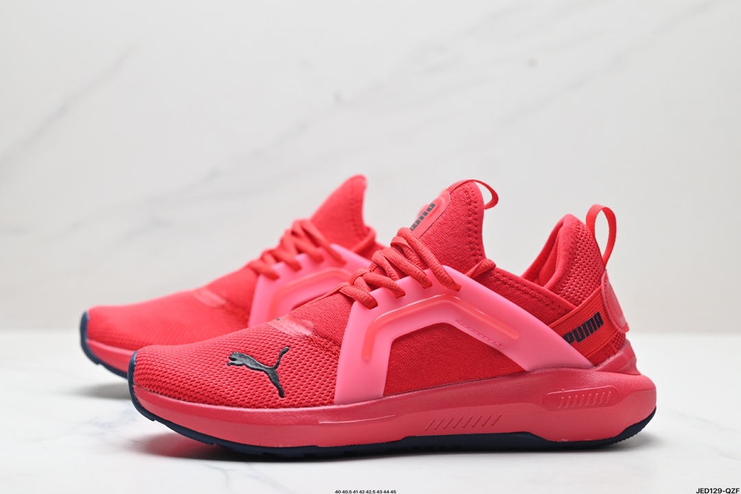 Puma Deviate NITRO 3 Running Shoes Cushioned Breathable Non-Slip Red