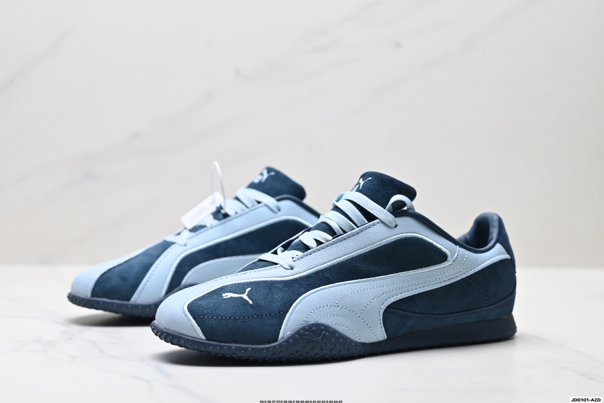 Puma Bella V2 Leather Sneakers Navy Blue
