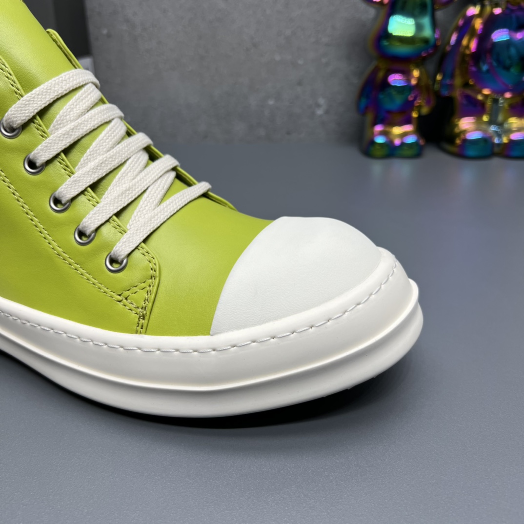 Rick Owens Low Top Sneaker Lime