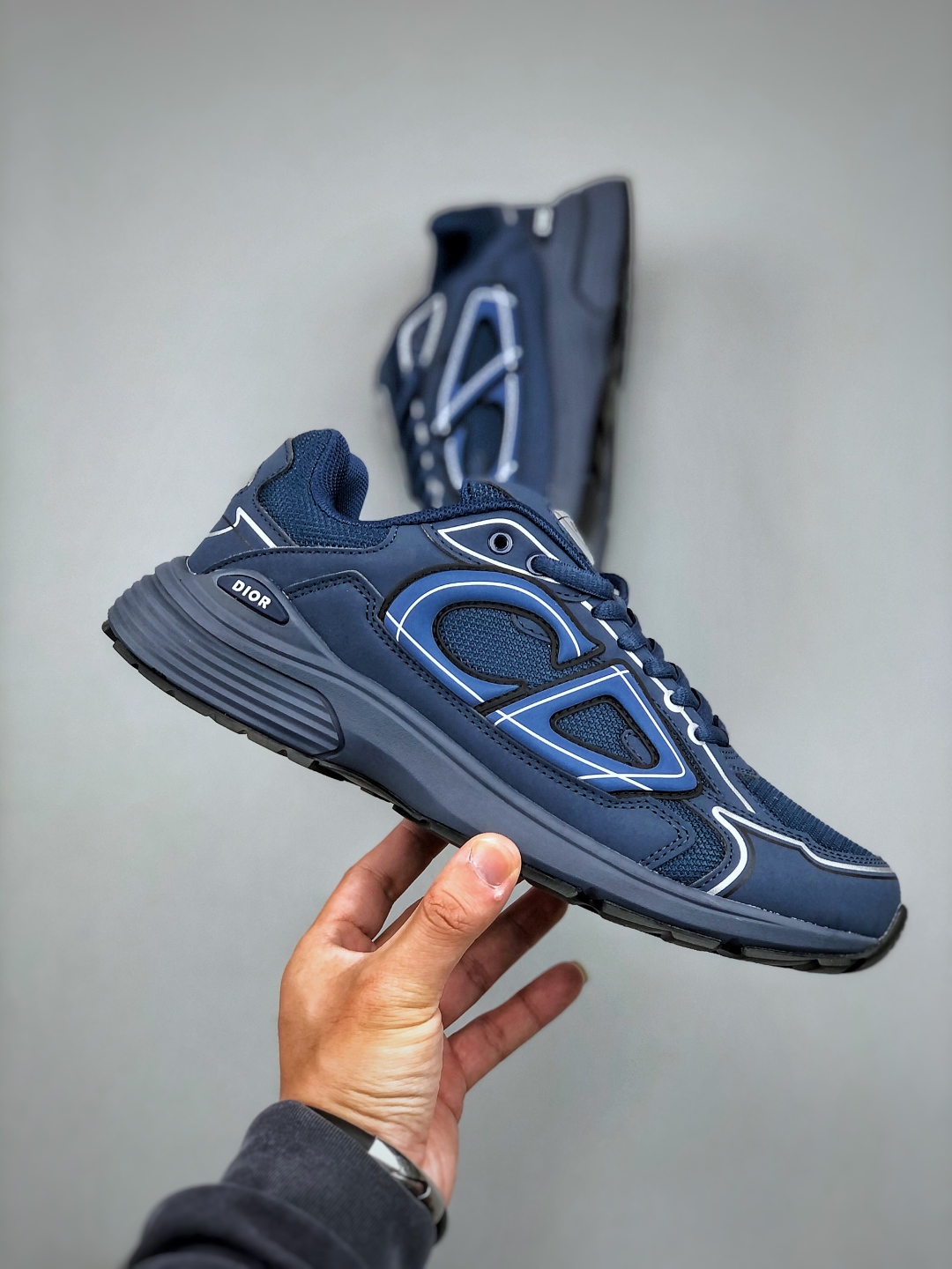 Dior B30 Chunky Sneakers Navy