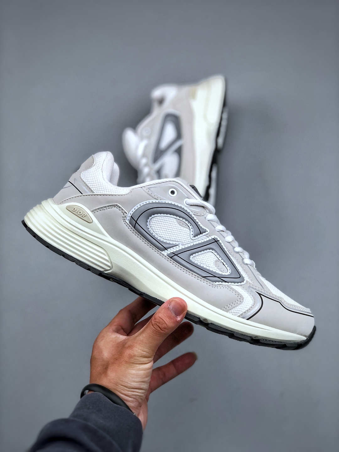 Dior B30 Chunky Sneakers Beige/White