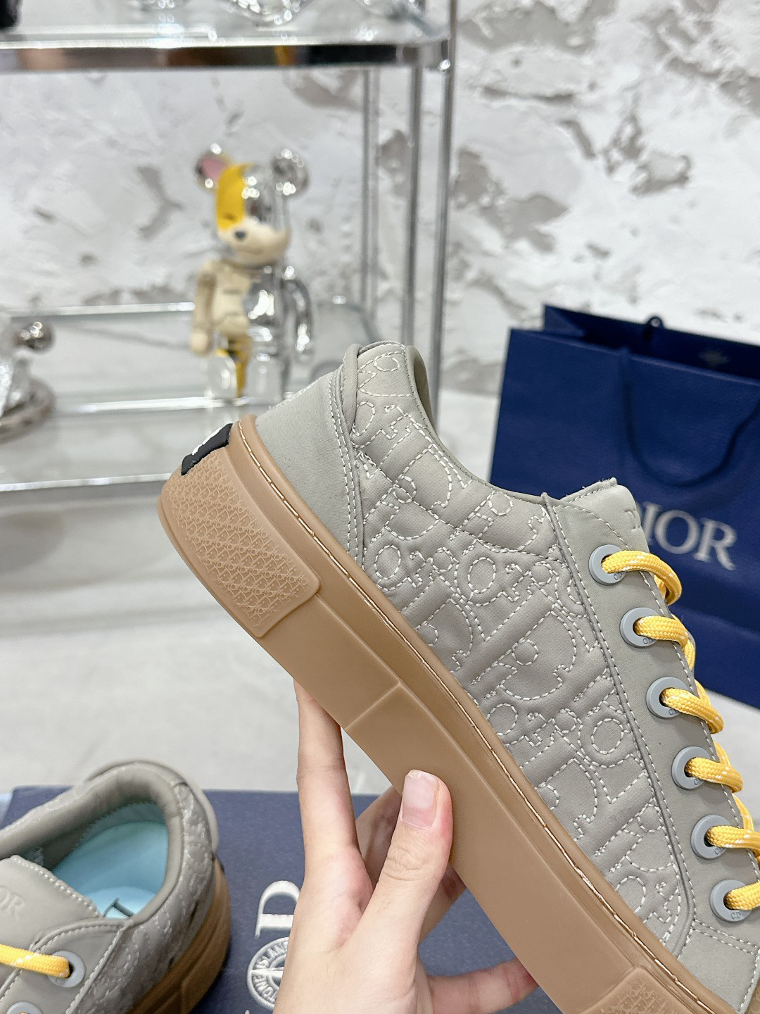 Dior B33 x Stone Island Sneakers Grey