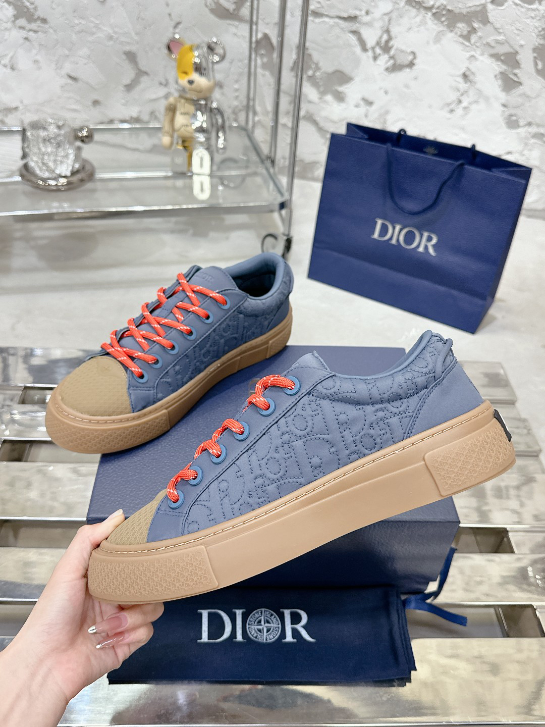Dior B33 Casual Sneakers Blue