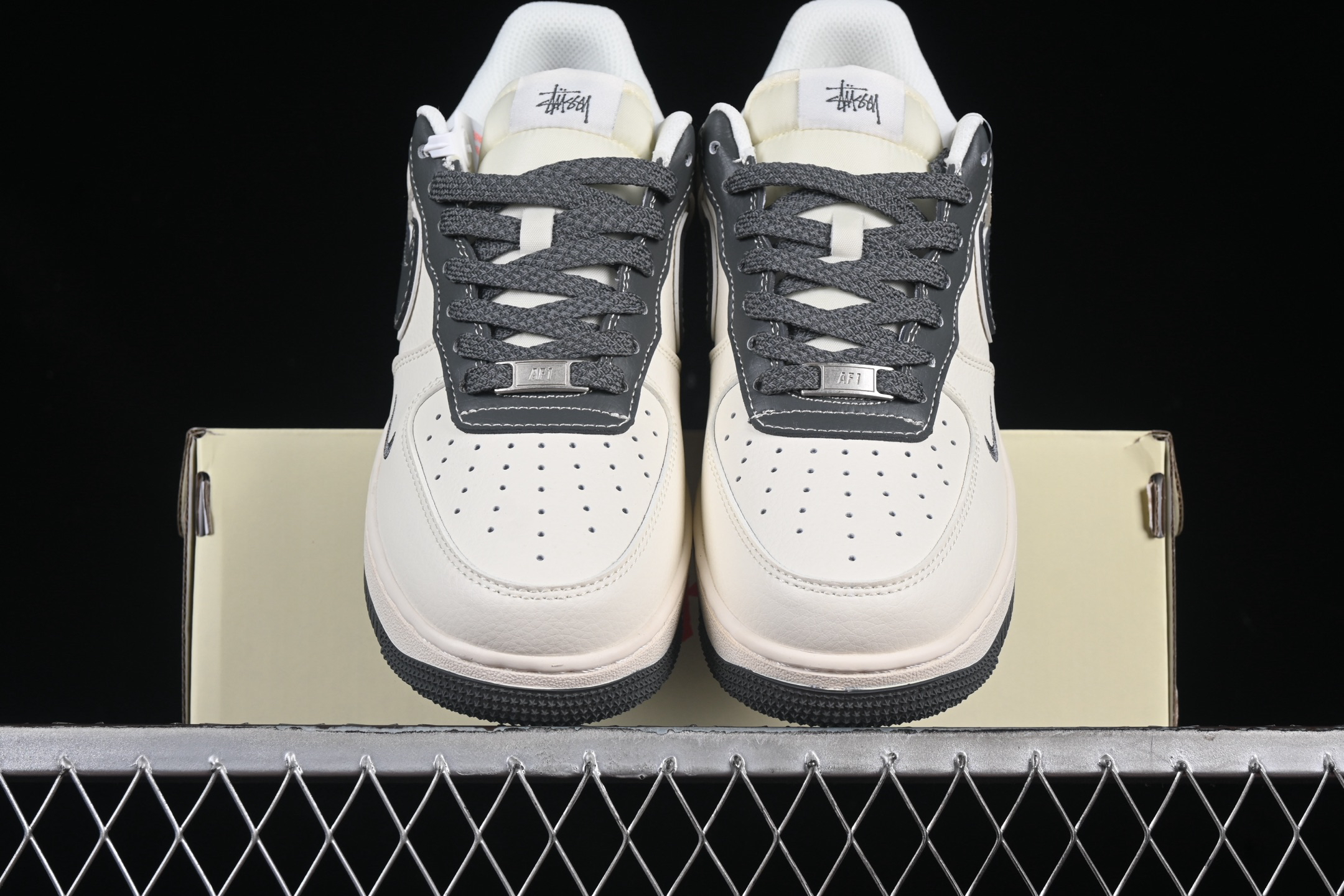 Nike x Stussy Air Force 1 Low Granite Gray