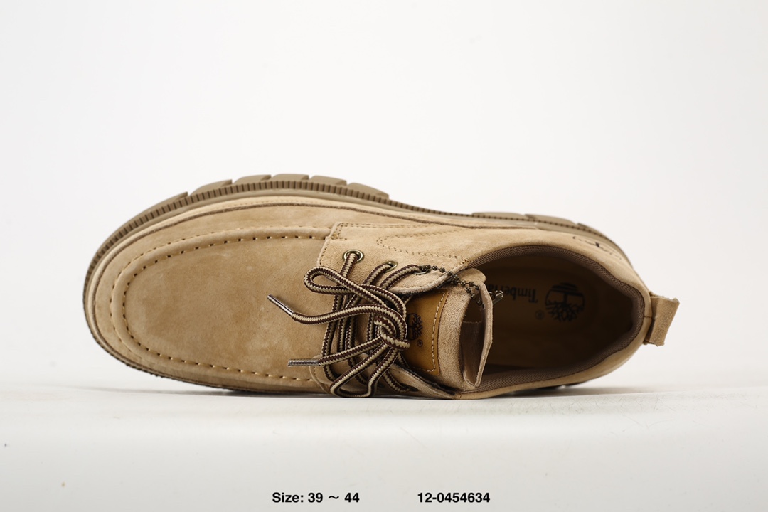 Timberland Lug Sole Low-Top Lace-Up Shoes Khaki