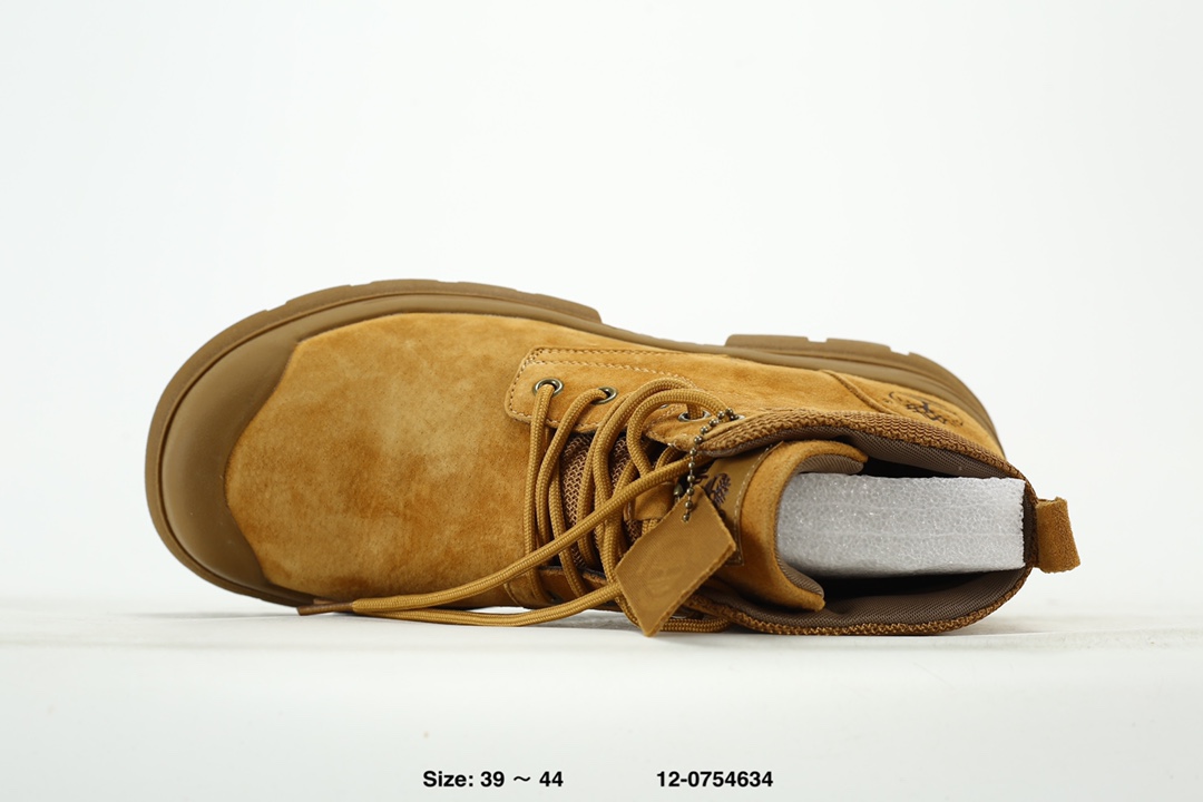 Timberland Anti-Slip Platform Martens Boots Wheat