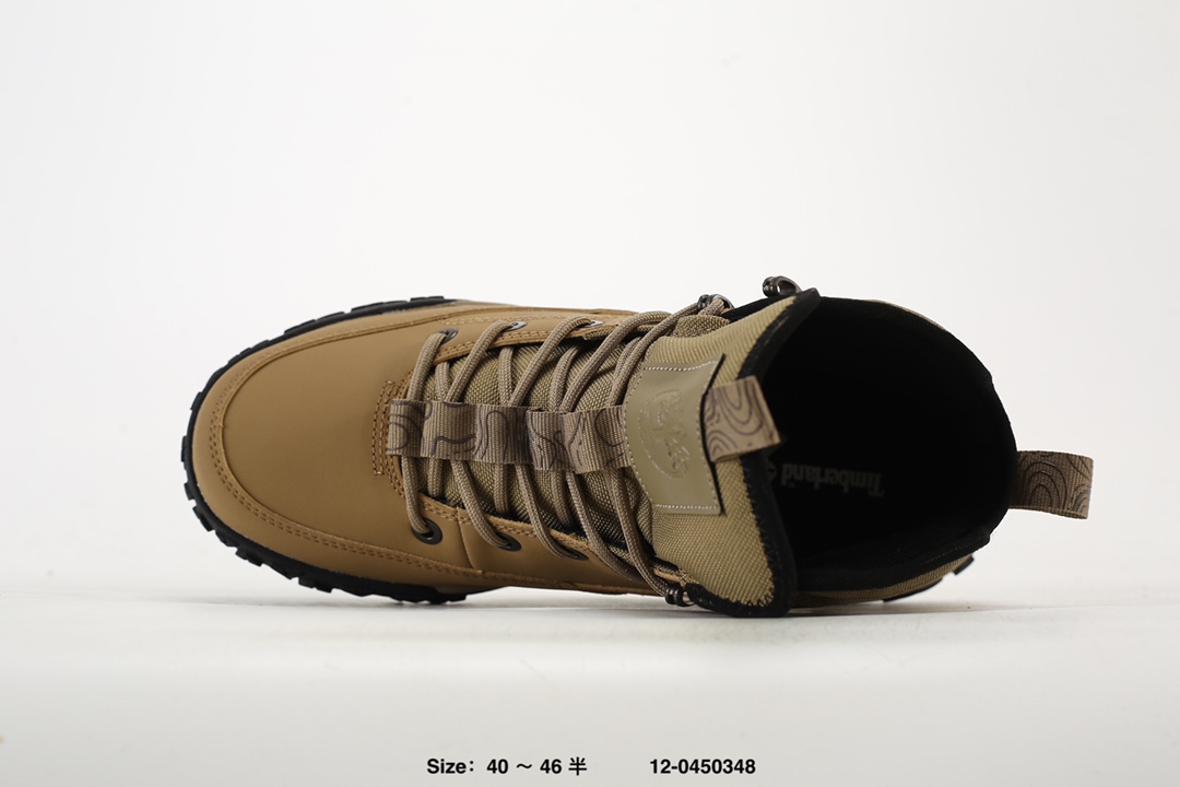 Timberland High-Top Hiking Boots Khaki