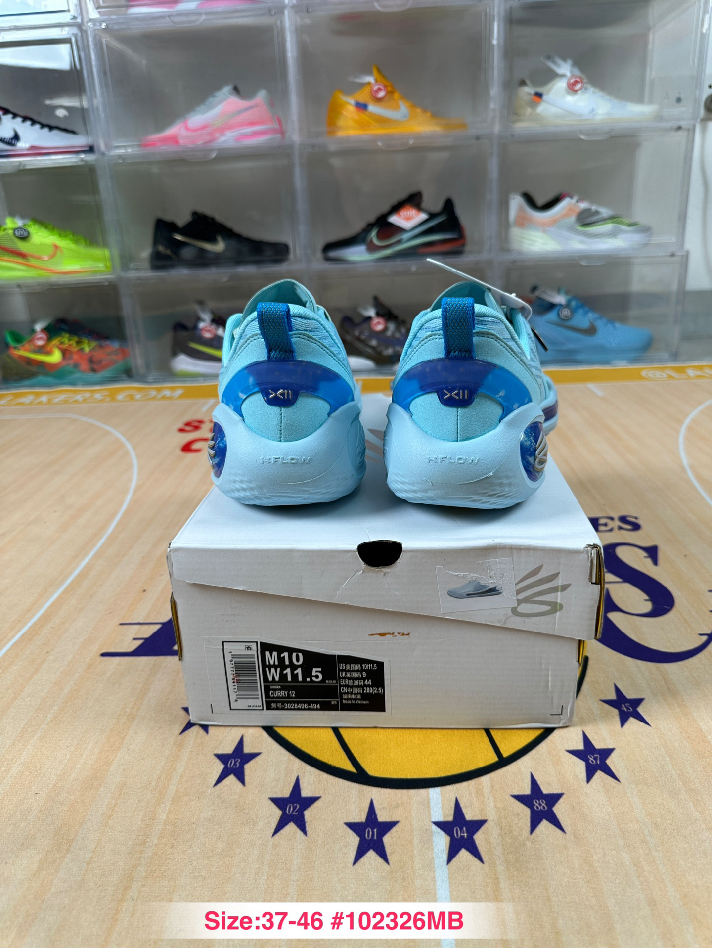 Under Armour Curry 12 Basketball Shoes Light Blue