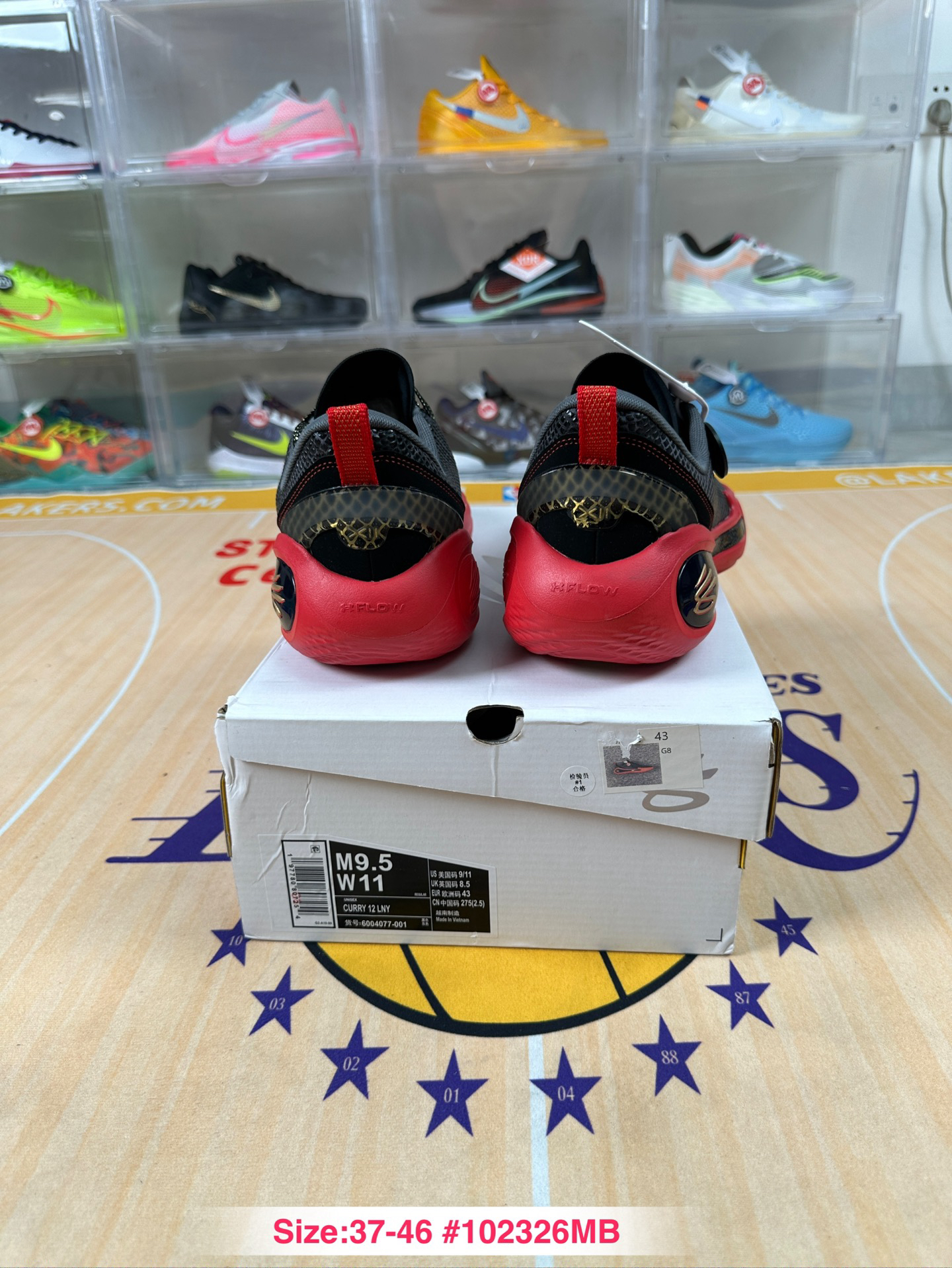 Under Armour Curry 12 Basketball Shoes Black/Red
