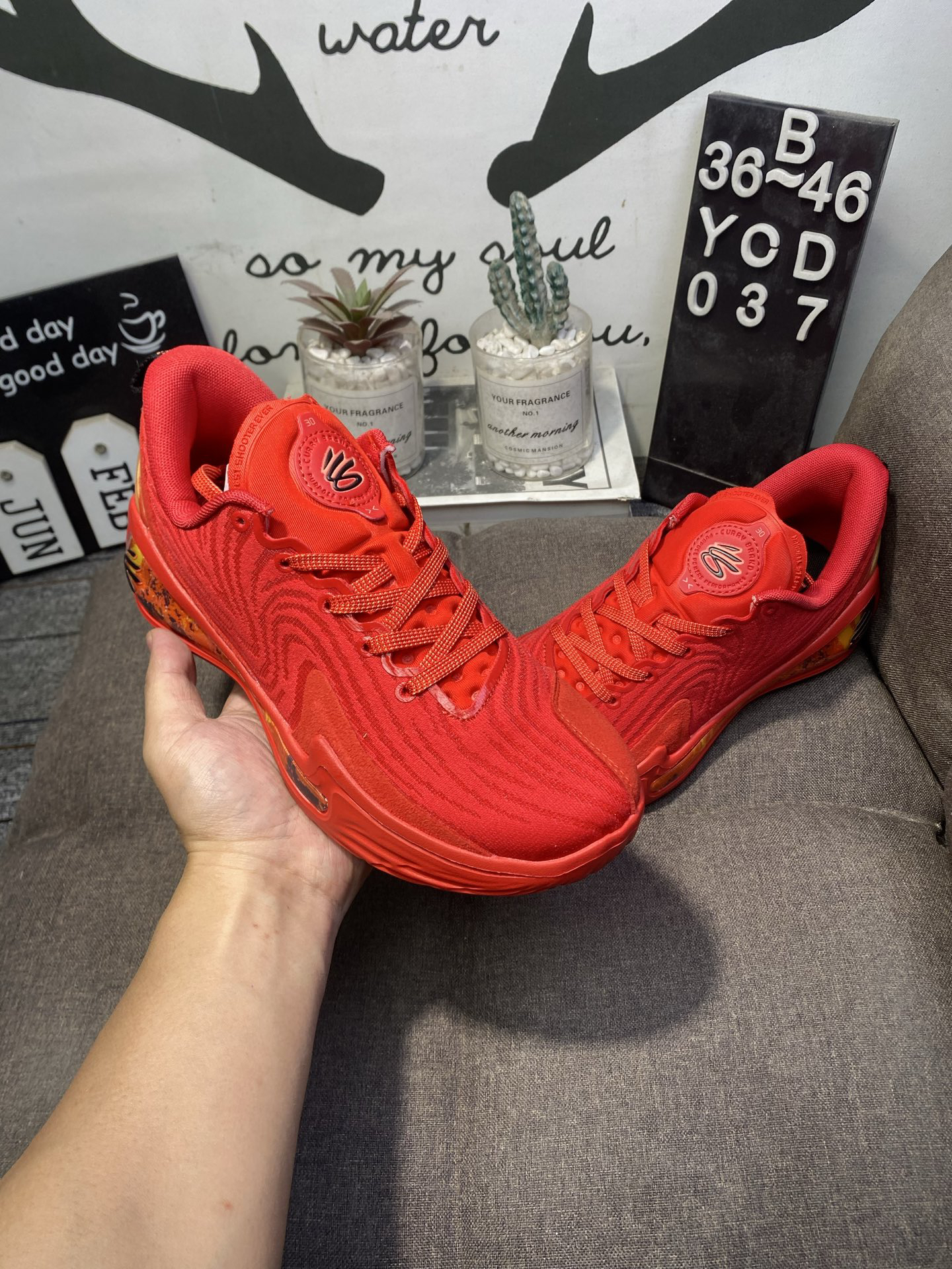 Under Armour Curry 12 WT Basketball Shoes Red