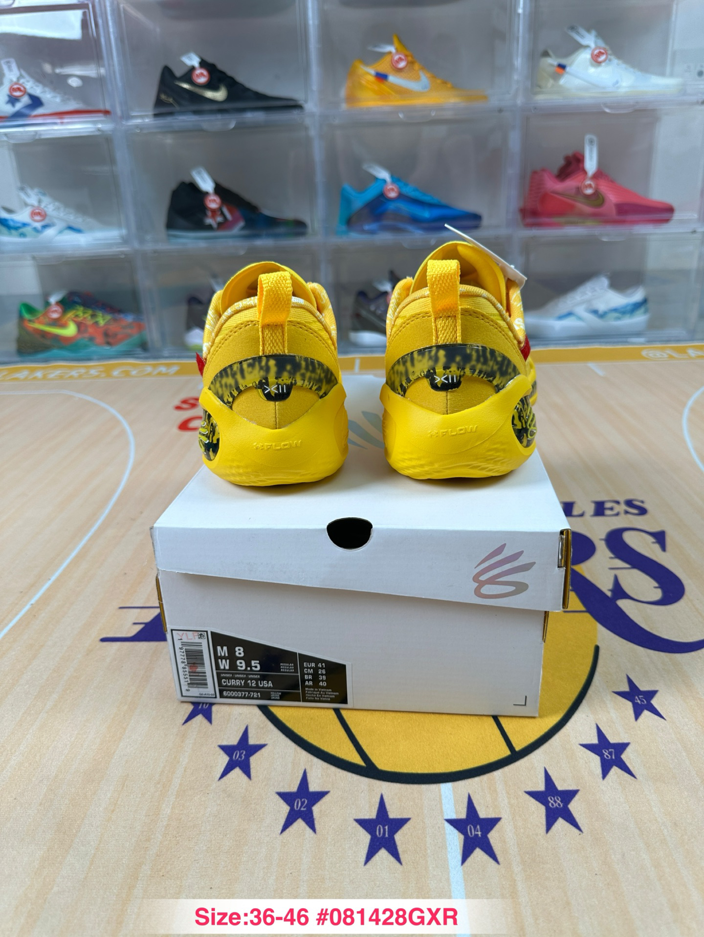 Under Armour Curry 12 Basketball Shoes Yellow