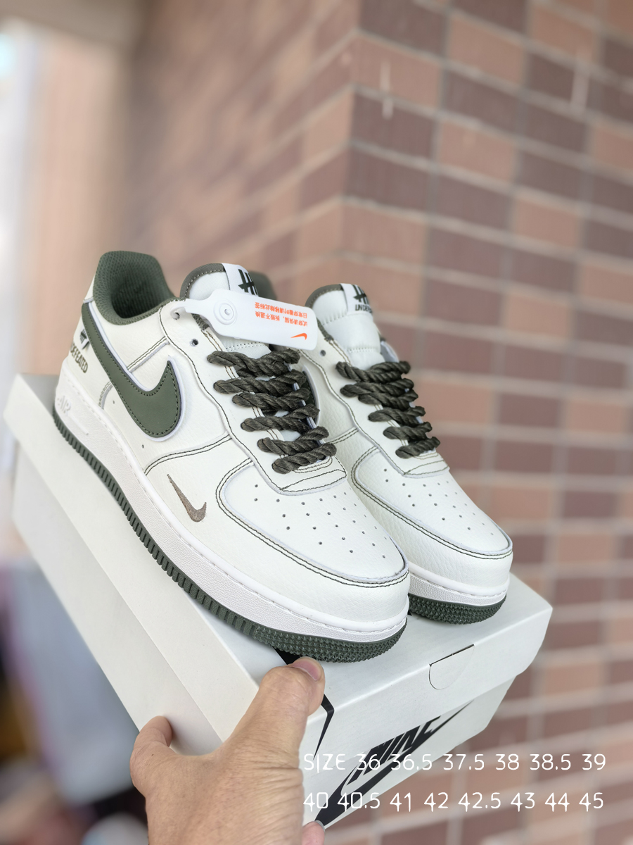 Nike Air Force 1 Low Undefeated Collab White Green