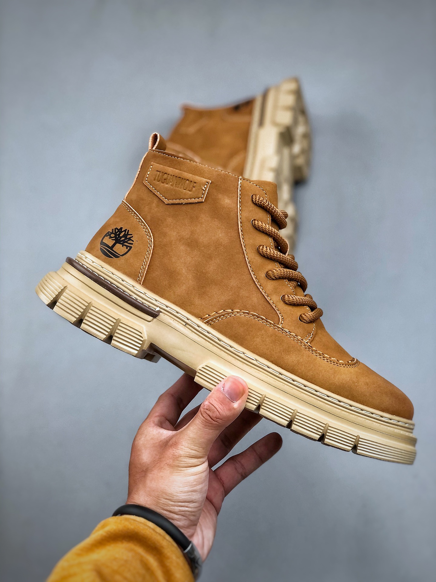 Undefeated Zip Work Boots Wheat