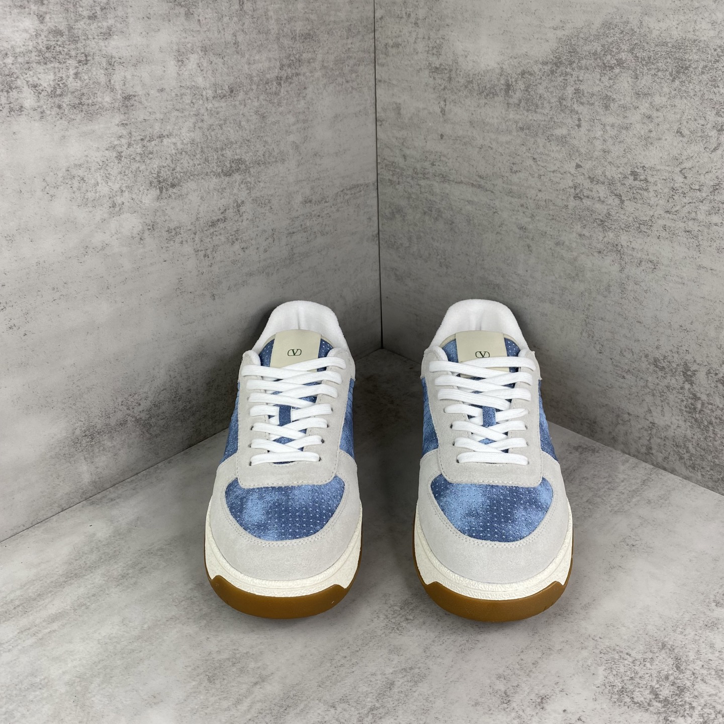 Valentino Joie de Jouer Platform Sneakers Blue