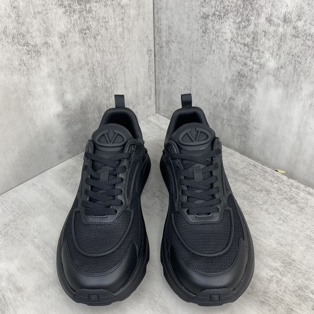 Valentino True Act Mesh Sneakers Black