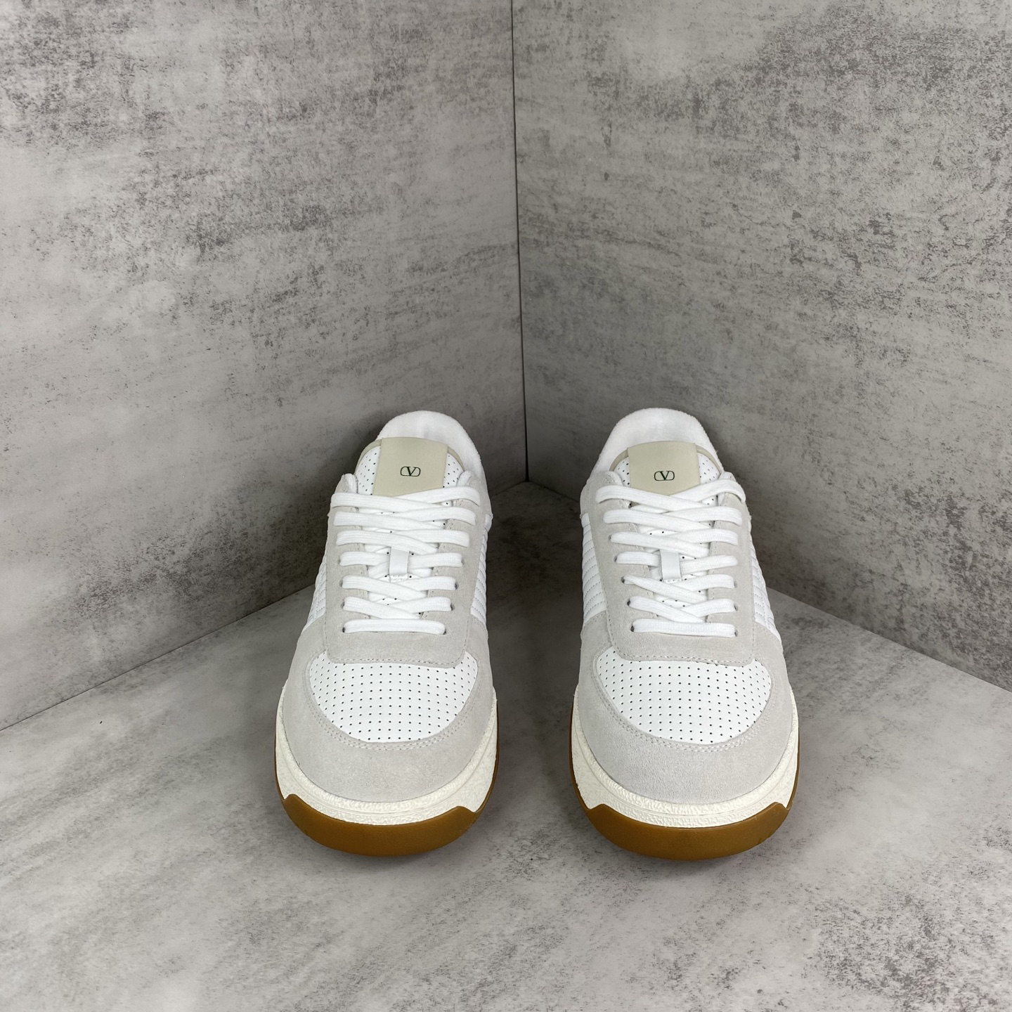 Valentino Garavani Joie de Jouer Platform Sneakers White/Beige