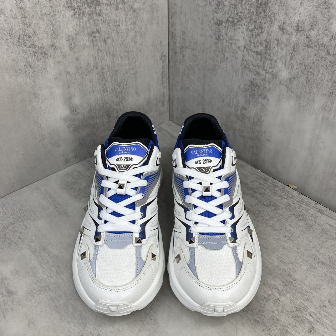 Valentino Garavani Totaloop V Sneakers White Blue