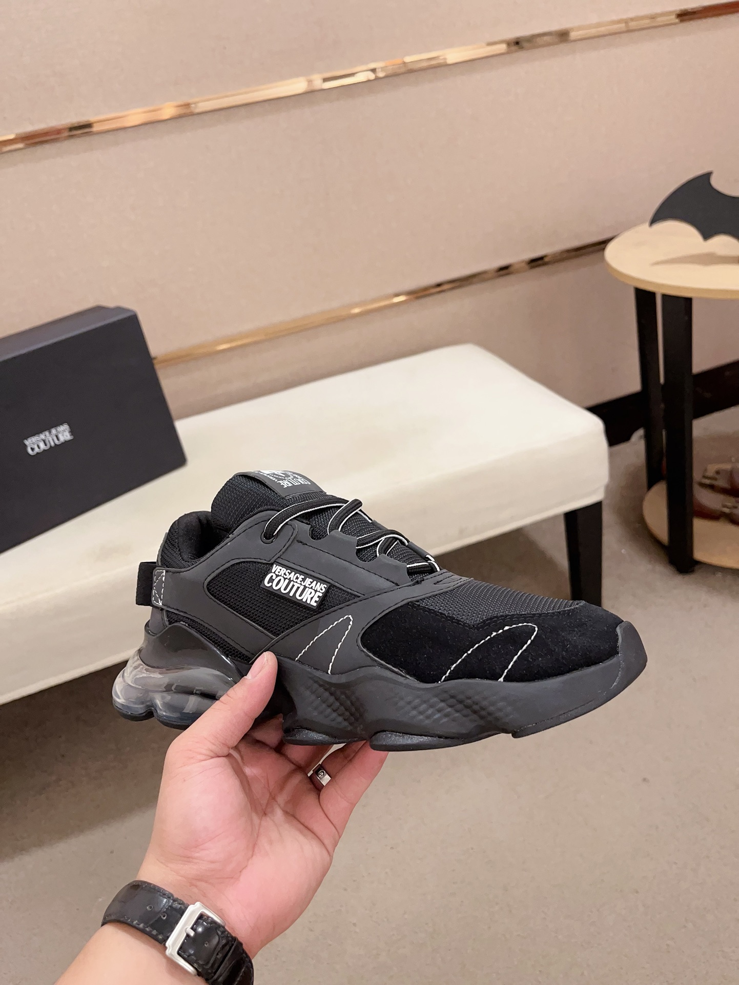 Versace Jeans Couture Chunky Sneakers Black