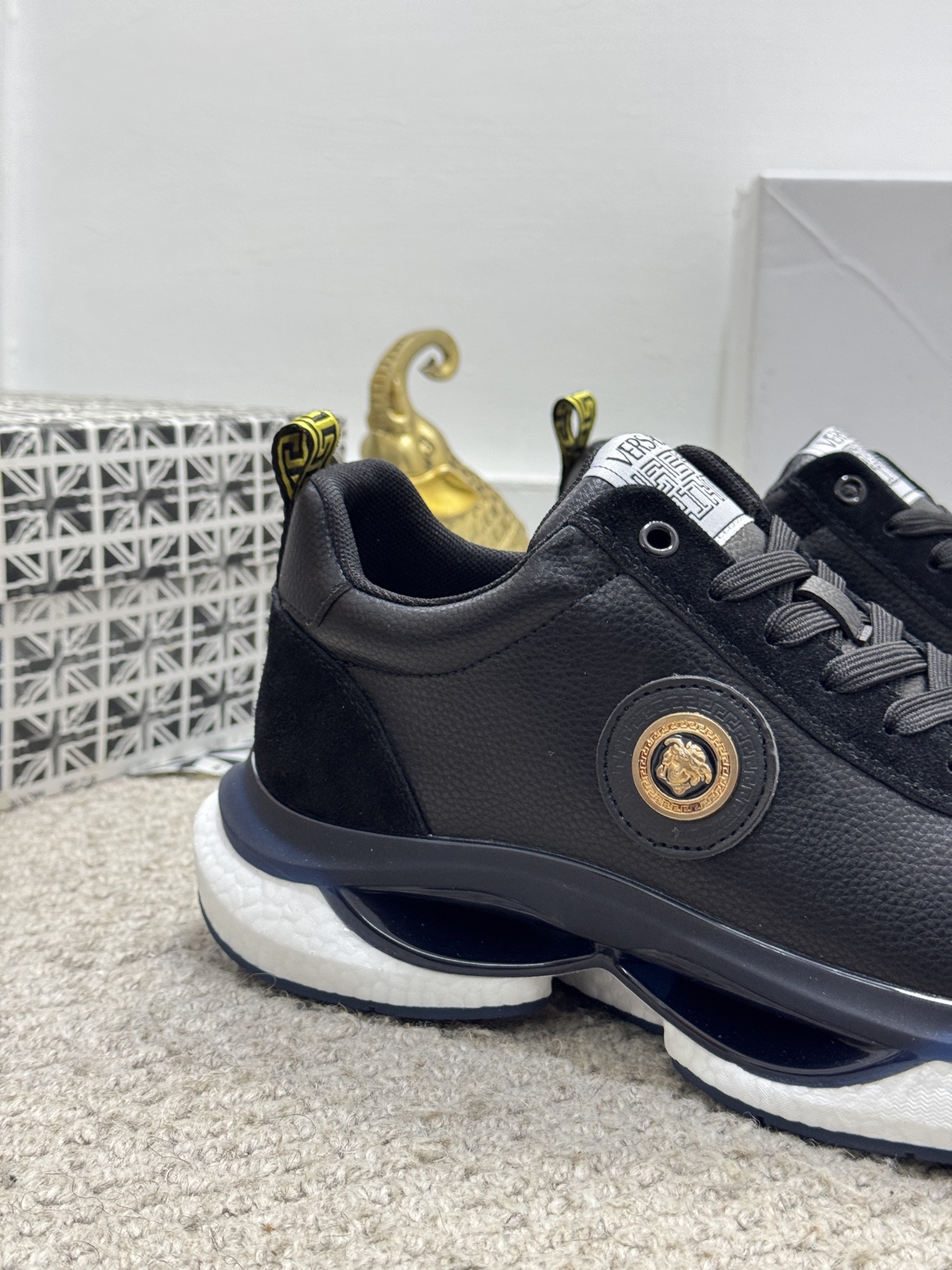 Versace Medusa Low-Top Sneakers Black