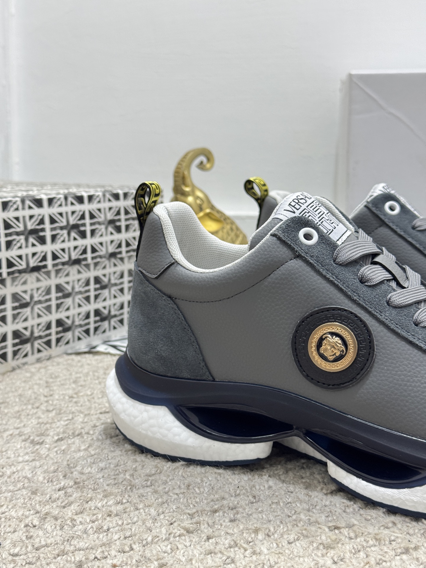 Versace Runner Sneakers Gray