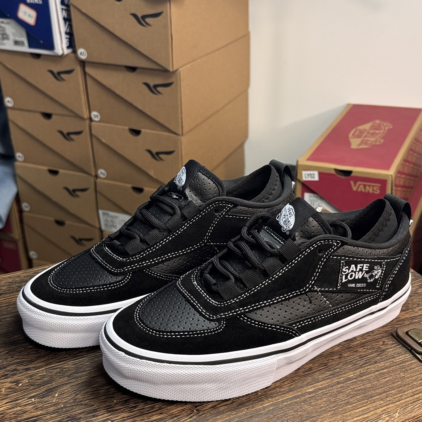 PALACE x Vans Half Cab Skate Shoes Black