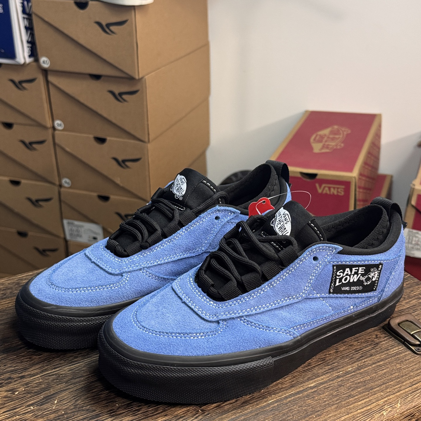 Vans Half Cab Skate Shoes Blue/Black
