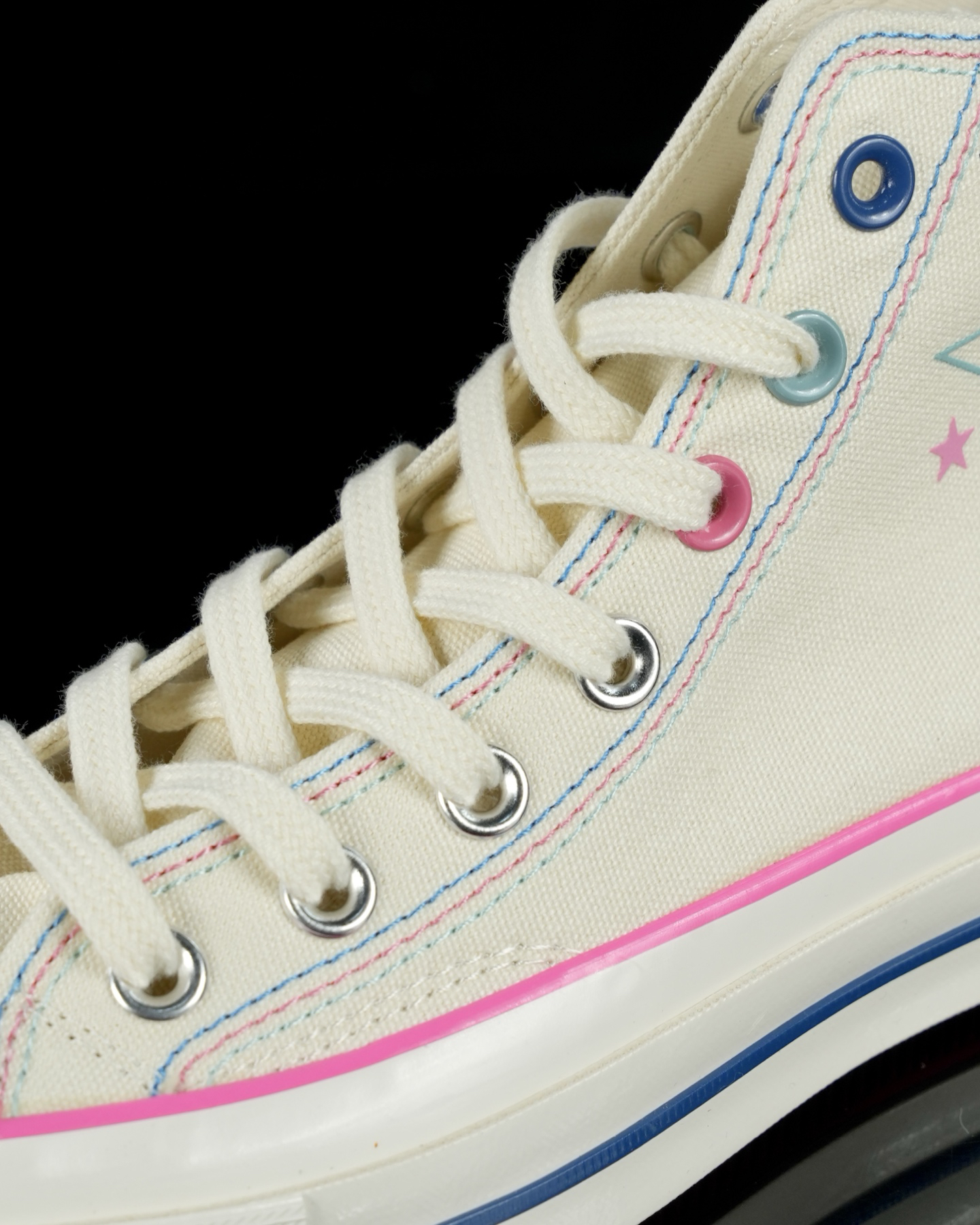 Converse Chuck 70 Star Stitch Hi-Top Multicolor