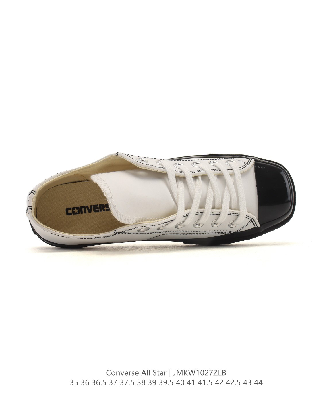 Converse All Star Low-Top Leather Sneakers White/Black