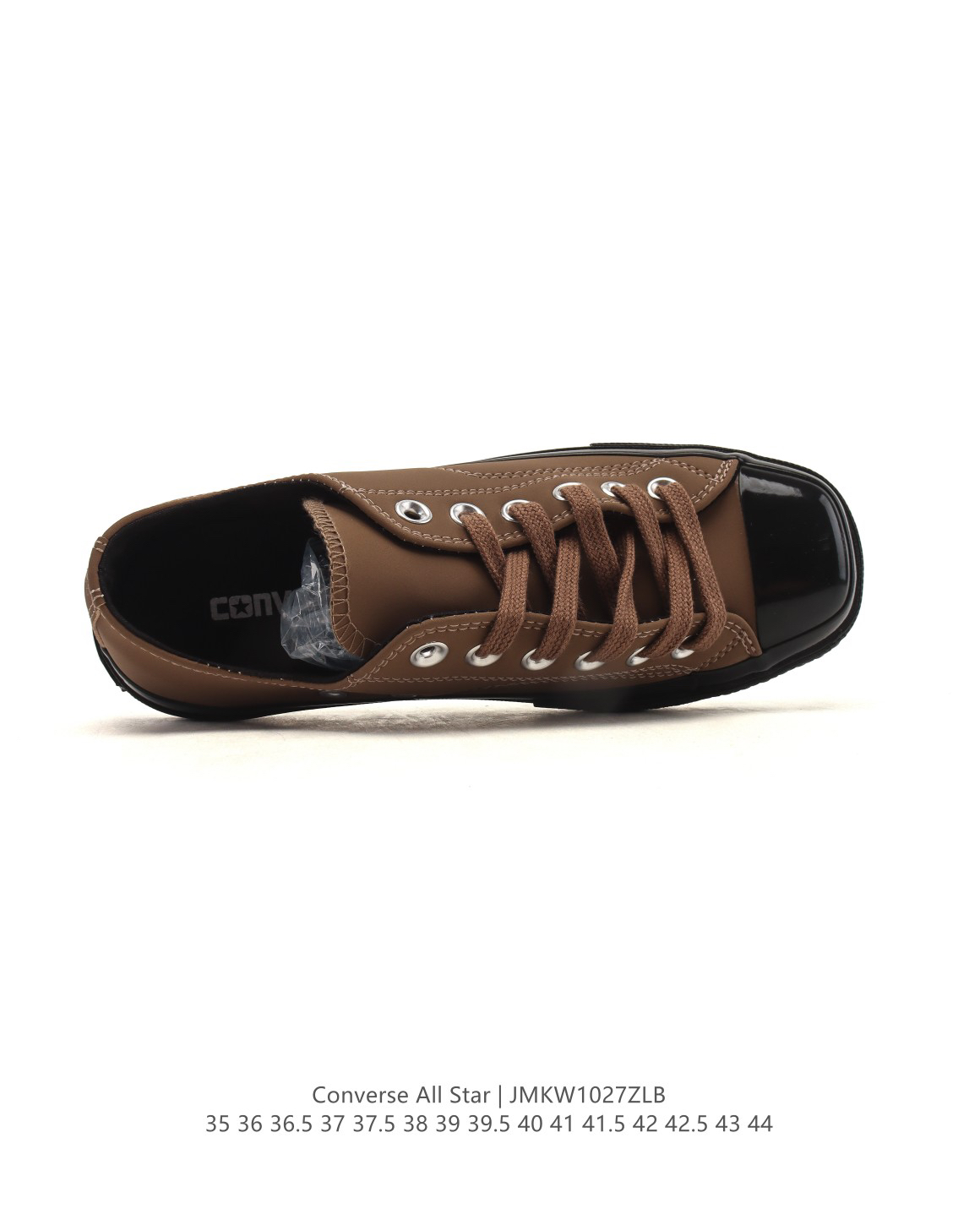 Converse All Star Low-Top Leather Sneakers Brown