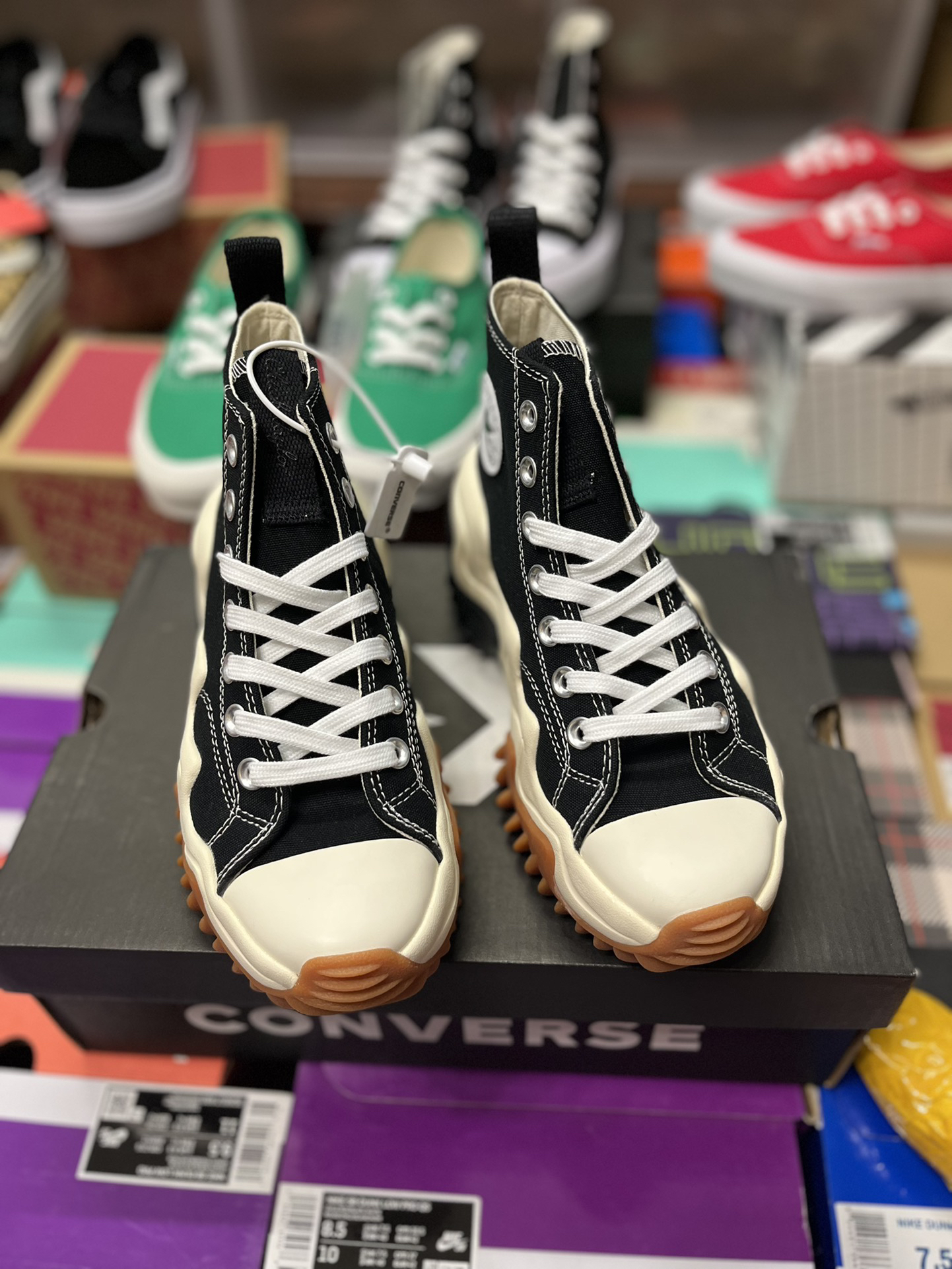 Converse Run Star Motion Platform High-Top Sneakers Black