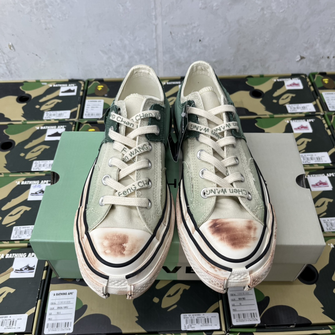 Converse x Feng Chen Wang 2-in-1 Chuck 70 Sneakers Green