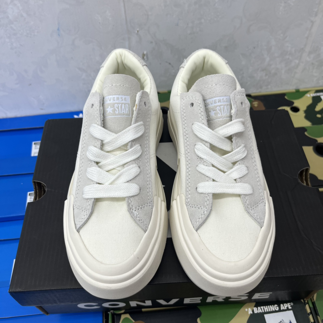 Converse All Star Deconstructed Platform Sneakers White