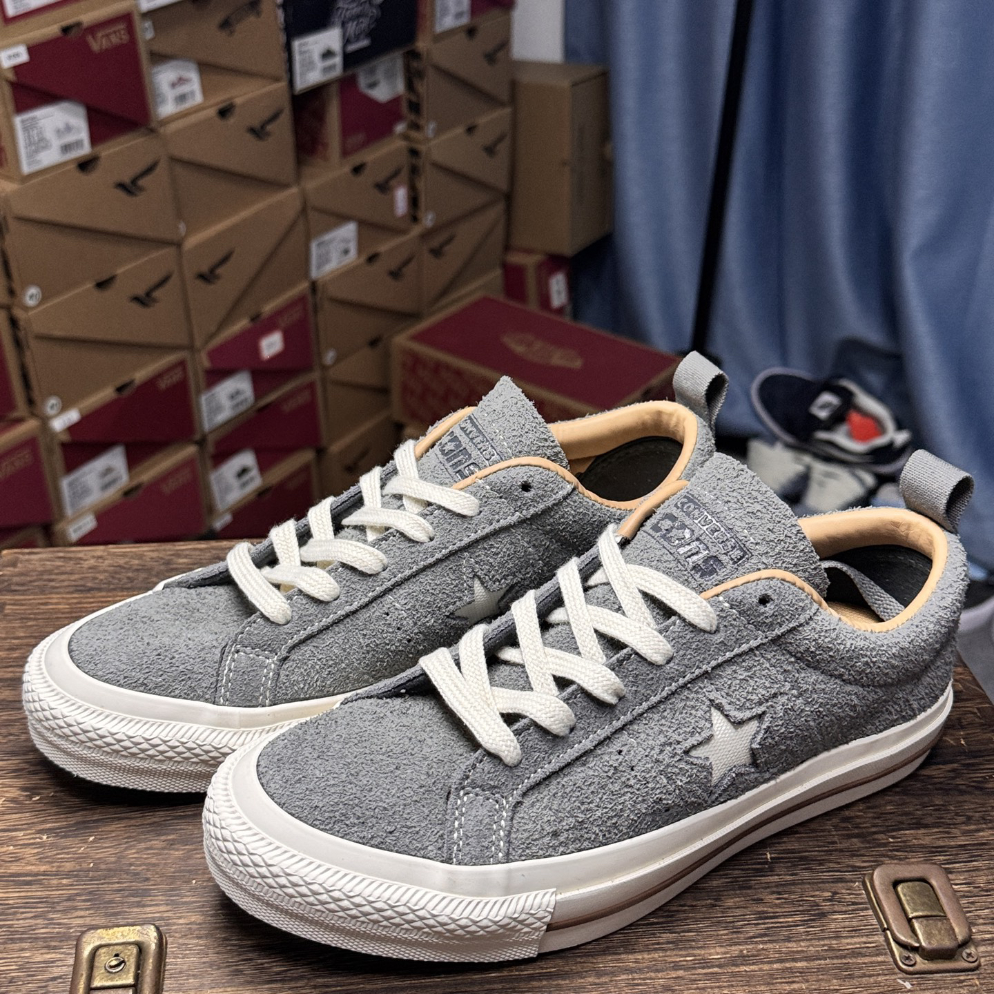 Converse One Star Pro Suede Skate Shoes Grey