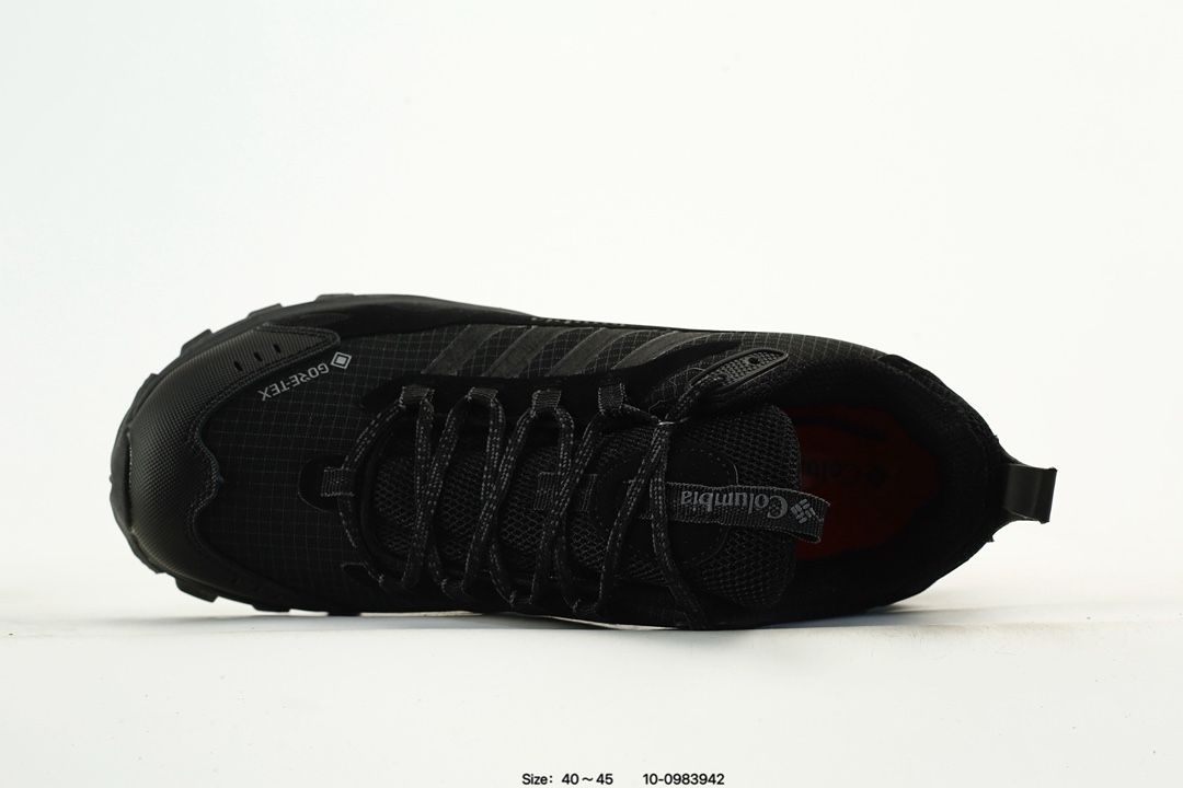 Columbia Gore-Tex Vibram Hiking Trail Shoes Black