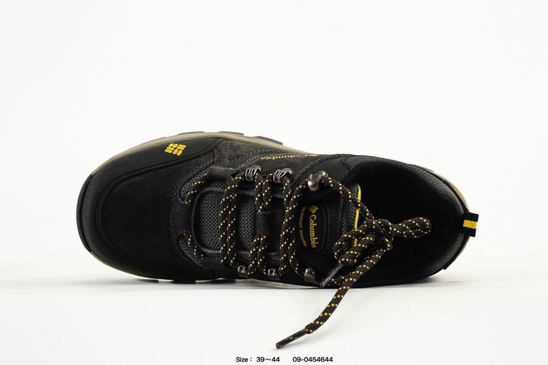 Columbia Men's Trail Hiking Shoes Black Yellow