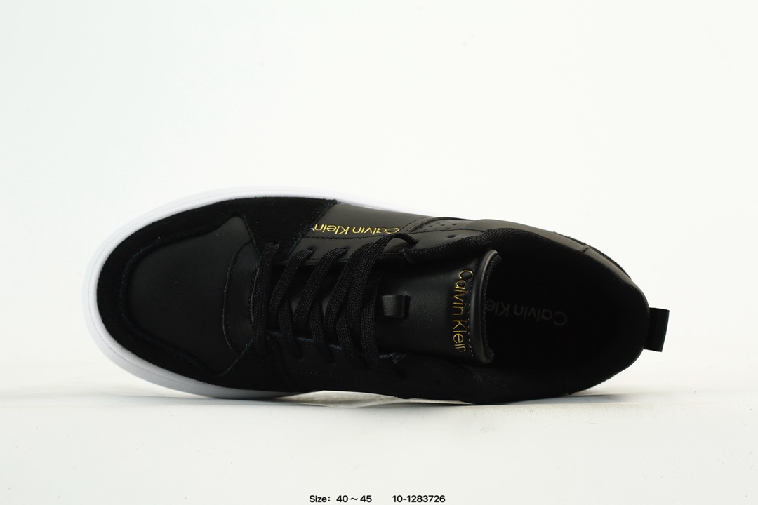 Calvin Klein Jeans Low-Top Platform Sneakers Black/White