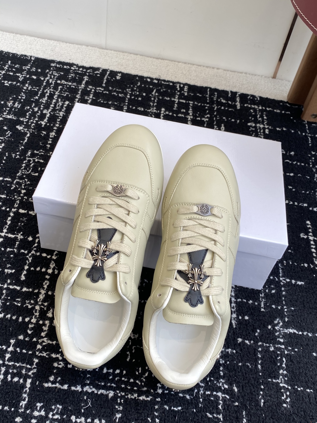 Other Retro Trainer Sneakers Beige