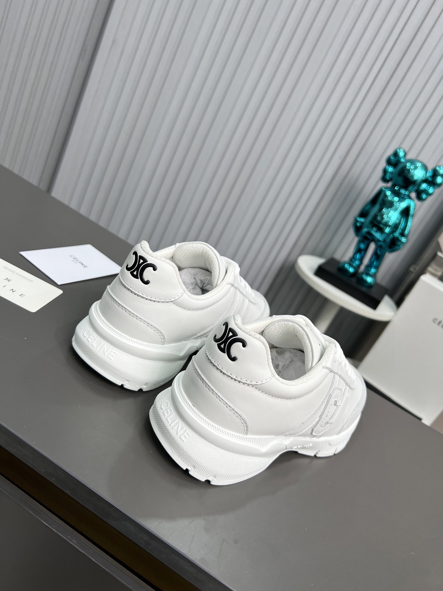 Celine Chunky Dad Sneakers White
