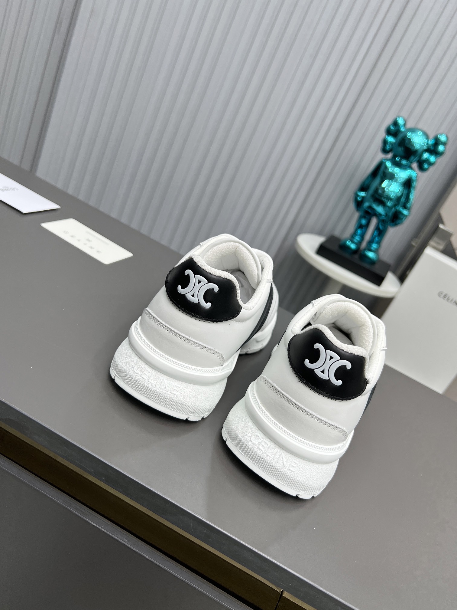 Celine Chunky Dad Sneakers White/Black