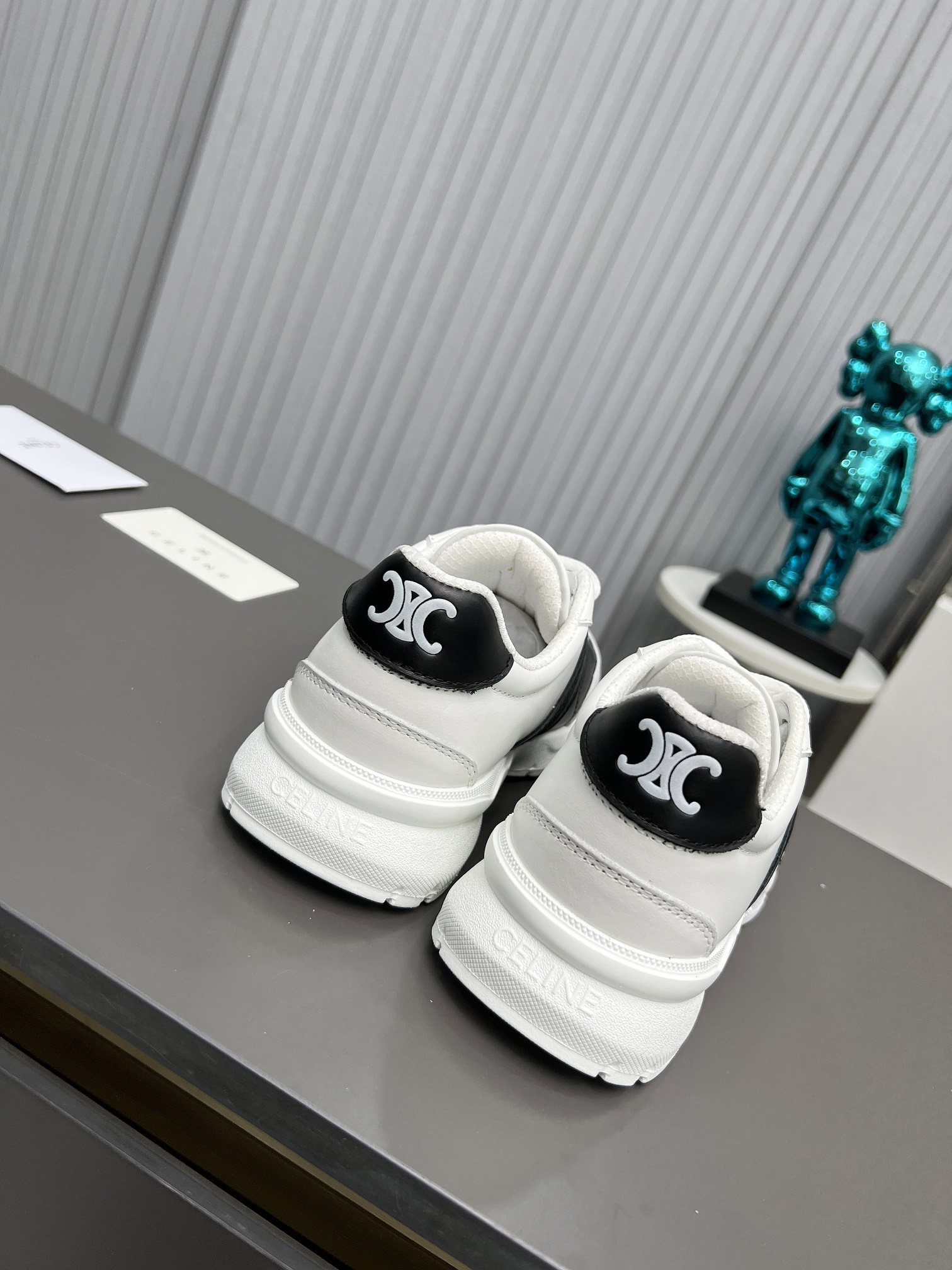 Celine Chunky Dad Sneakers White/Black