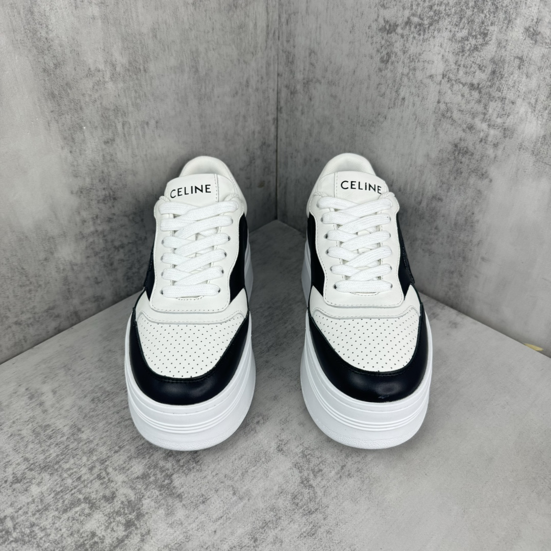 Celine Platform Sneakers White/Black