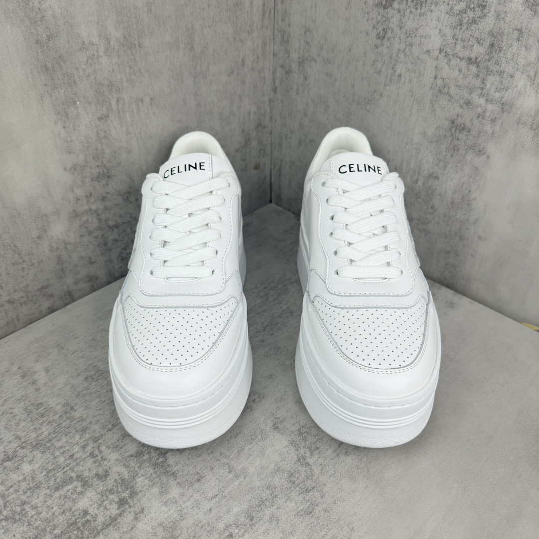 Celine Platform Sneakers White