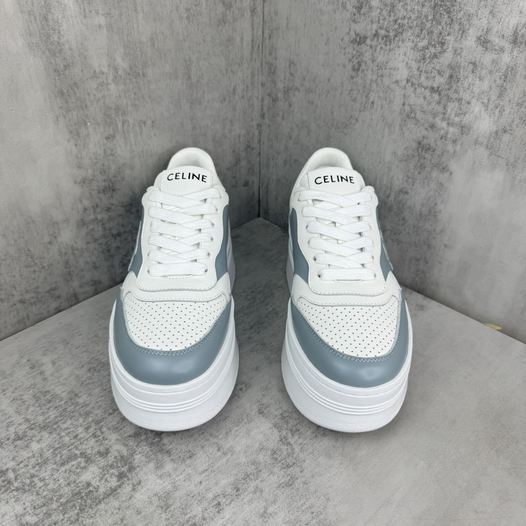 CELINE Platform Sneakers Blue/White